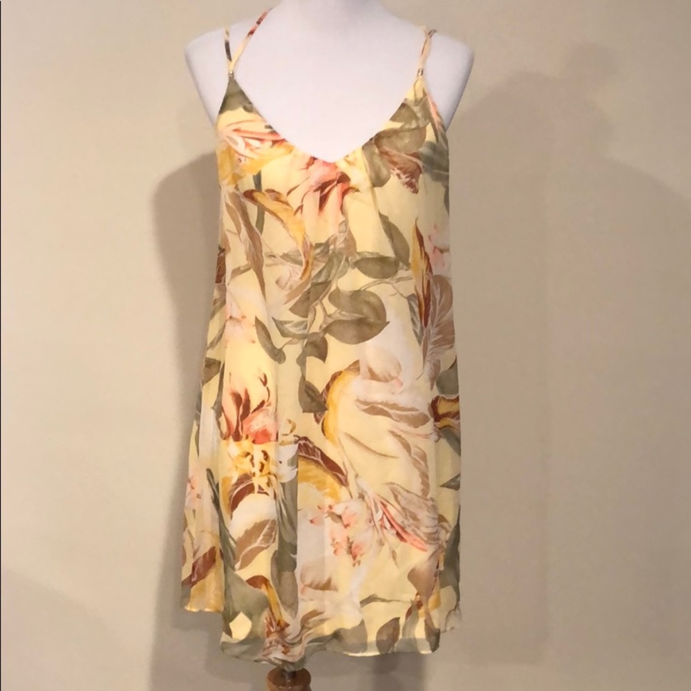 Floral White House Black Market Dress NWT!